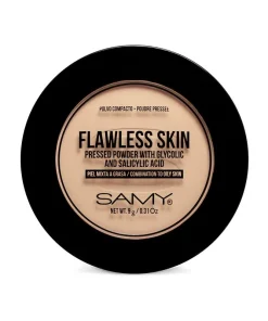 POLVO COMPACTO FLAWLESS SKIN PIEL MIXTA A GRASA SAMY