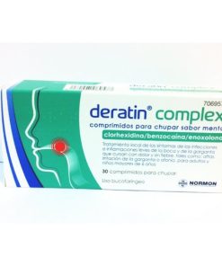 Normon Deratin Complex Menta 30 Comprimidos