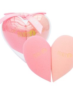 Dúo de esponjas corazón con case – Trendy